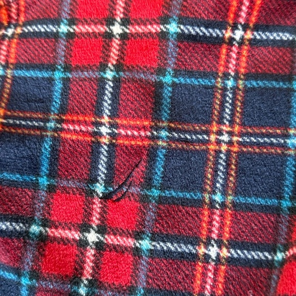 Plaid Long Sleeve Pajama Nautica Set - Red and Blue medium - Picture 11 of 11